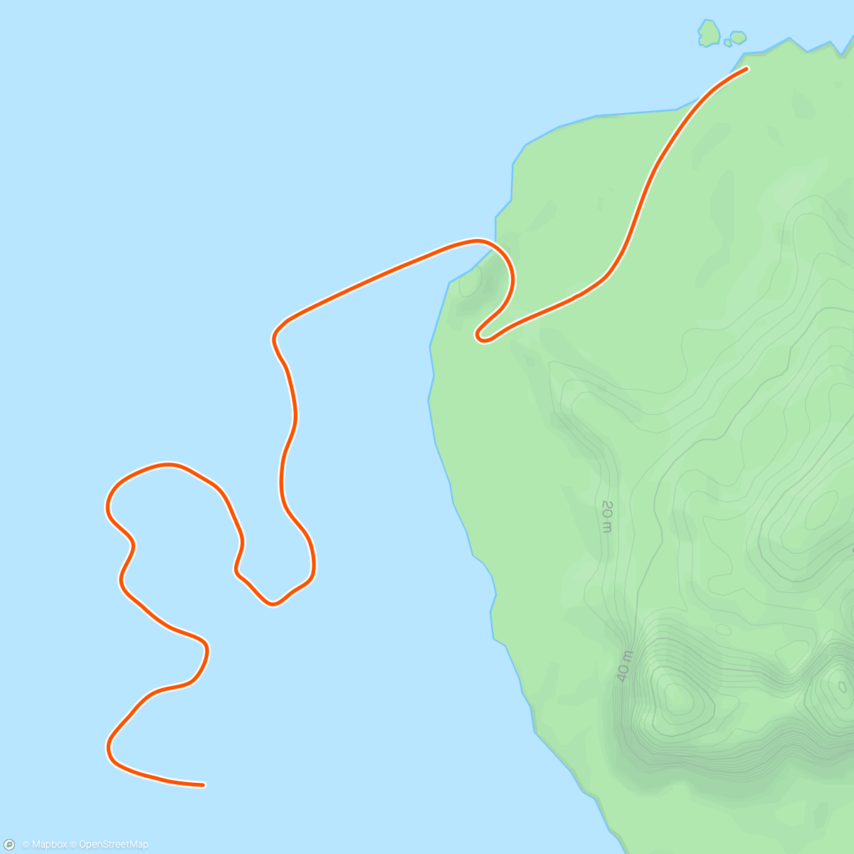 Map of the activity, Zwift - Pacer Group Run: Chili Pepper in Watopia with Louis