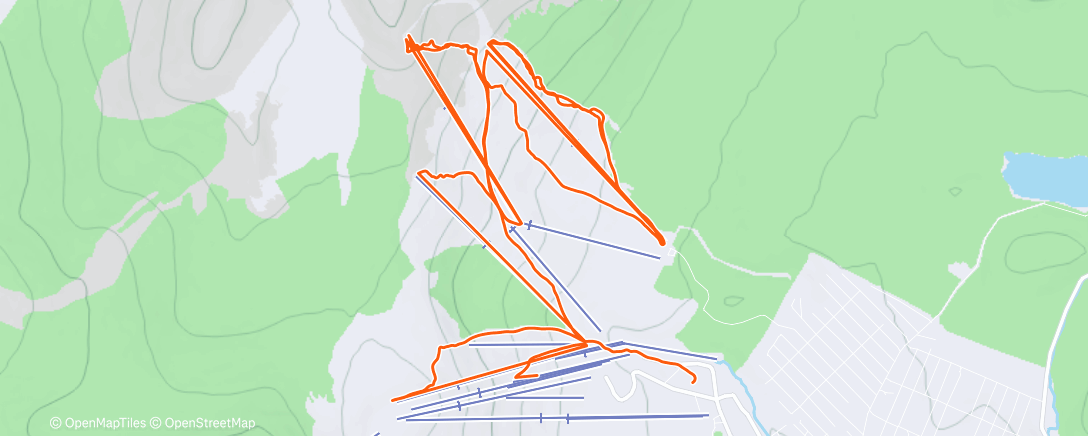 Mappa dell'attività Morning Alpine Ski