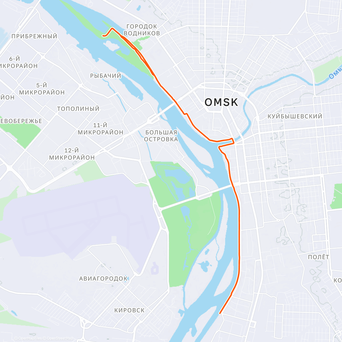 Карта физической активности (Long Run)