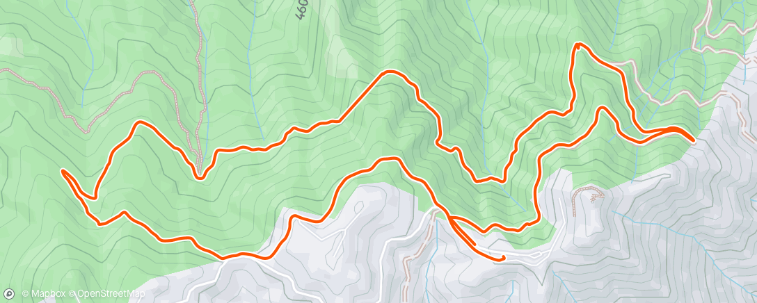 Map of the activity, Lunch Walk