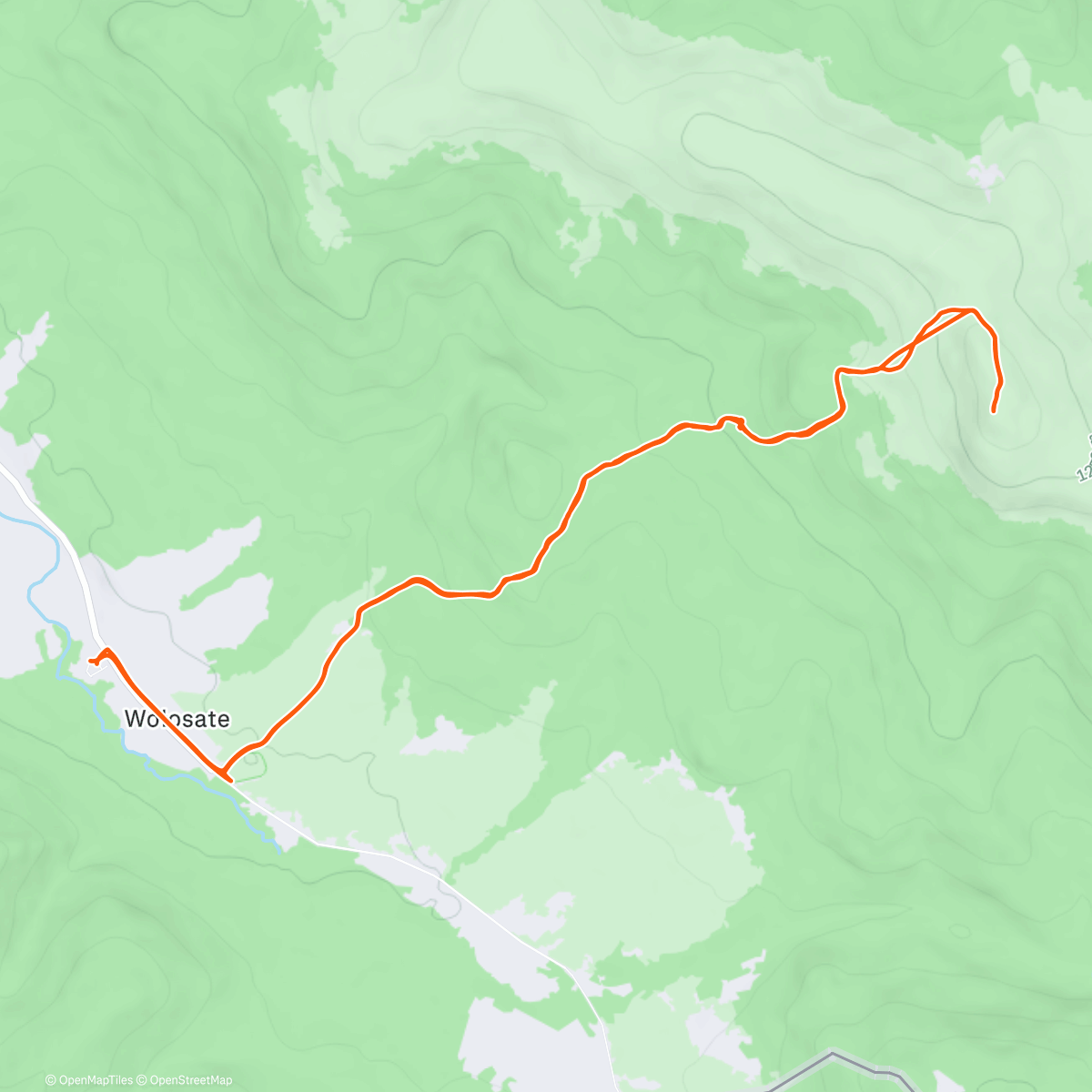 Map of the activity, Tarnica