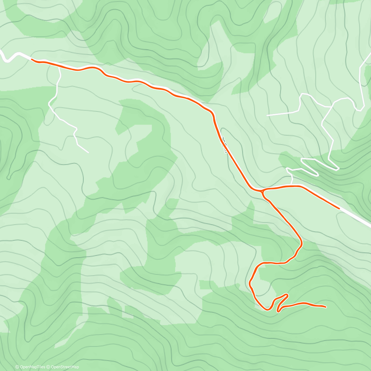 Карта физической активности (Dealu Babii Trail Run)