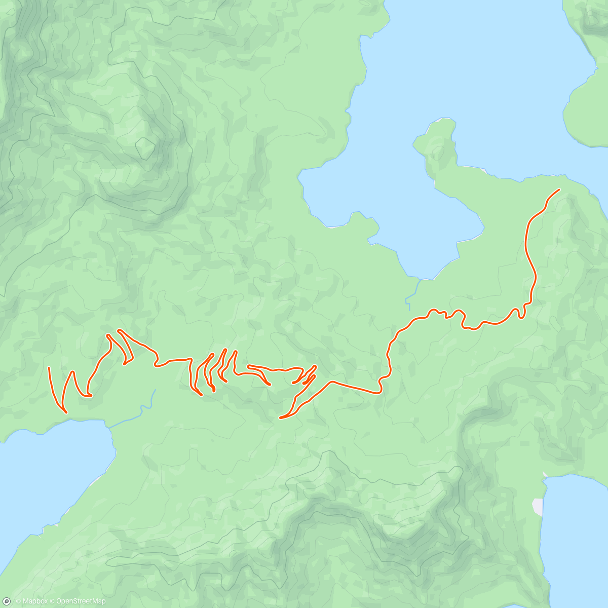 Map of the activity, Sleepy Alpe 1