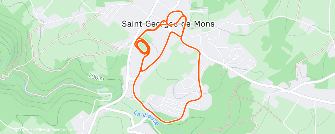 Map of the activity, Séance USGA