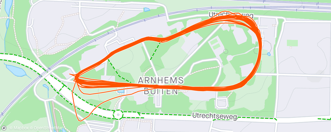 Map of the activity, Specialized Klimcrit Arnhems Buiten