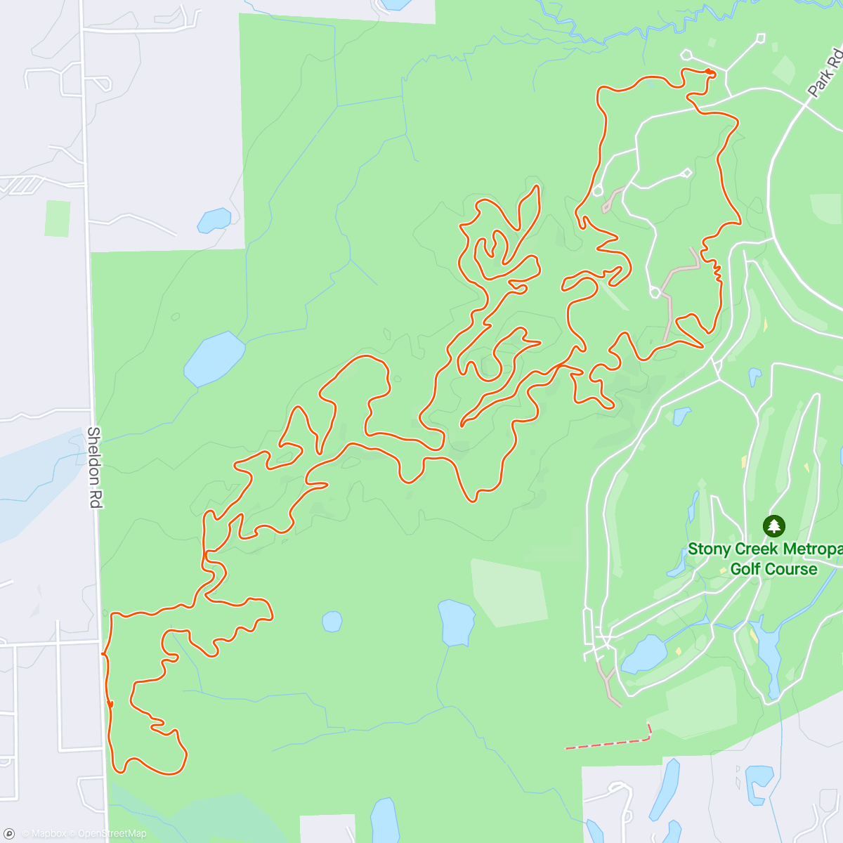 Map of the activity, First MTB Ride of 2024 🤙🏻
