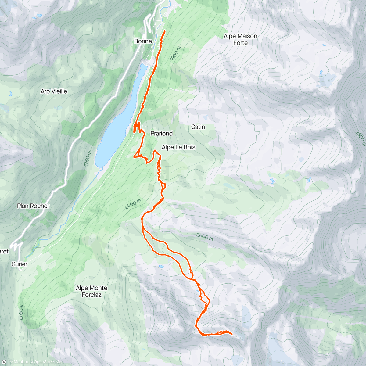 Map of the activity, Finir de la plus belle des manières ce road trip Alpin 🤩 Un 3000 en poudre indécente 🤌