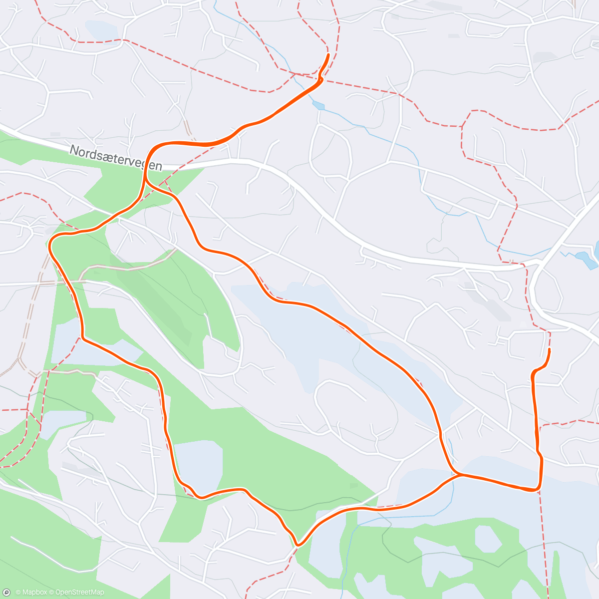 Mappa dell'attività Échec de ski classique dans la tempête
