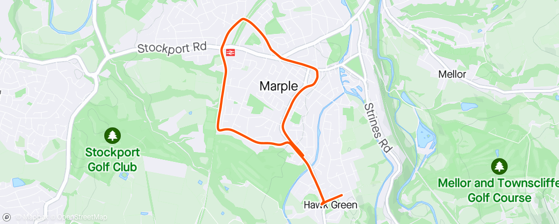 Map of the activity, Morning Run.....Simples 🏃‍♀️🏃‍♀️