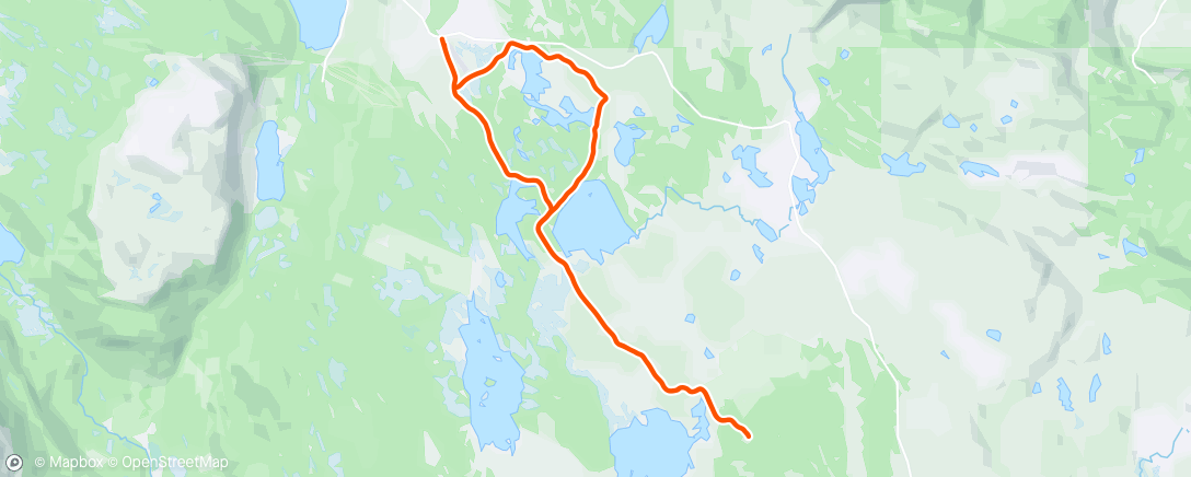 Map of the activity, 60/201- Utforsket Gålå-løypene når man er på jobbreise 😎