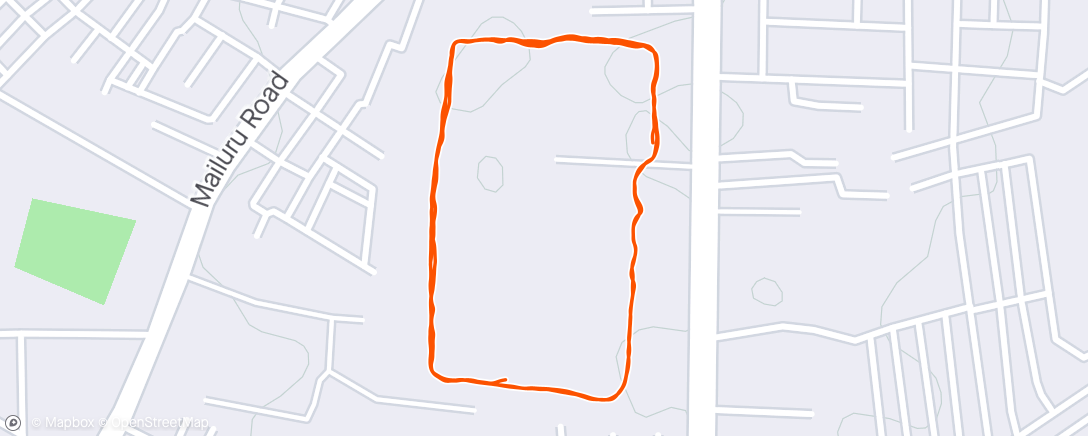 Map of the activity, Good morning today's work out