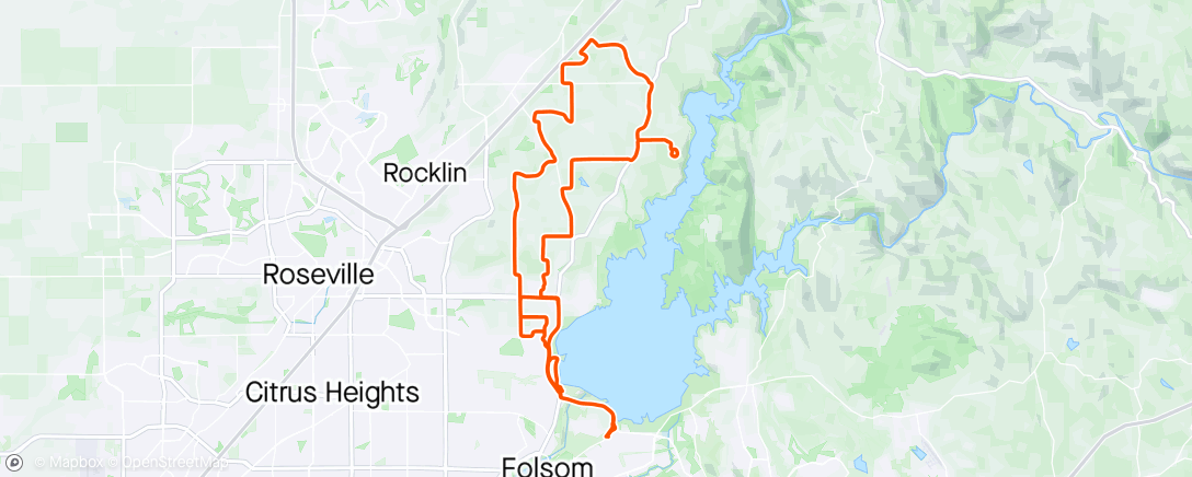 Map of the activity, Morning Ride - TCC