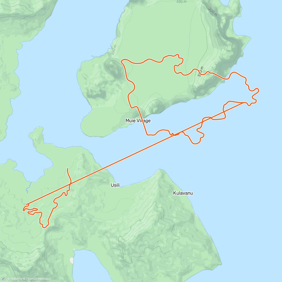 Map of the activity, Zwift - Mayan San Remo in Watopia