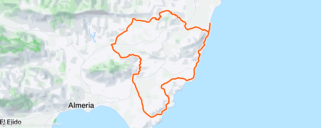 Map of the activity, TC CAJA RURAL #10