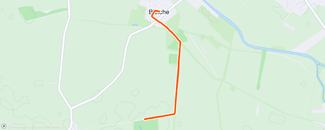 Map of the activity, Hunde Runde am Abend