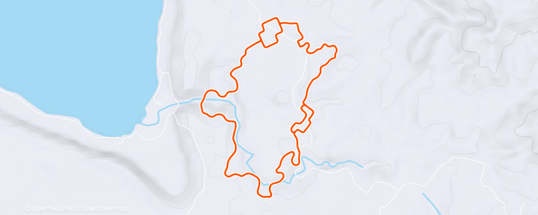 Map of the activity, Zwift - Over Under's 12 + 10 on Two Village Loop in Makuri Islands