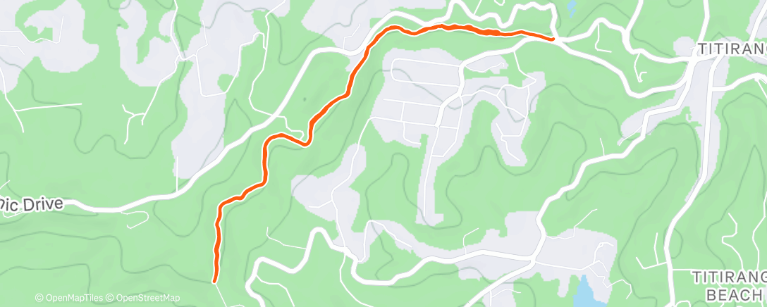 Map of the activity, Walk with Sham