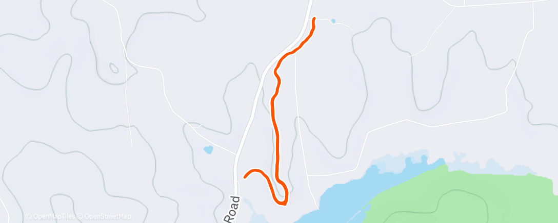 Карта физической активности (North country trail, pa)