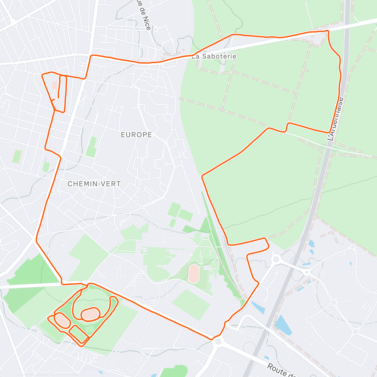 Map of the activity, Footing valloné ☁️