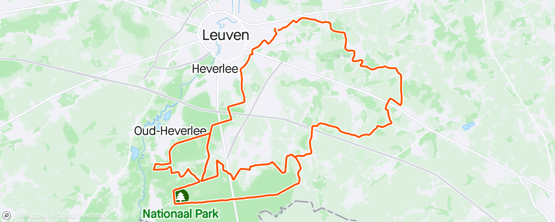 Map of the activity, De sportdag van het stadsbestuur van Leuven in goeie banen gaan leiden