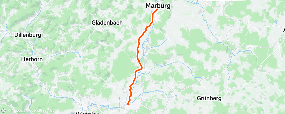 Map of the activity, Morning Ride