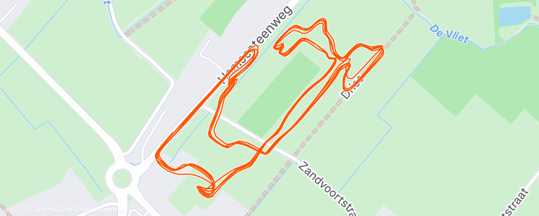 Map of the activity, Afternoon Ride