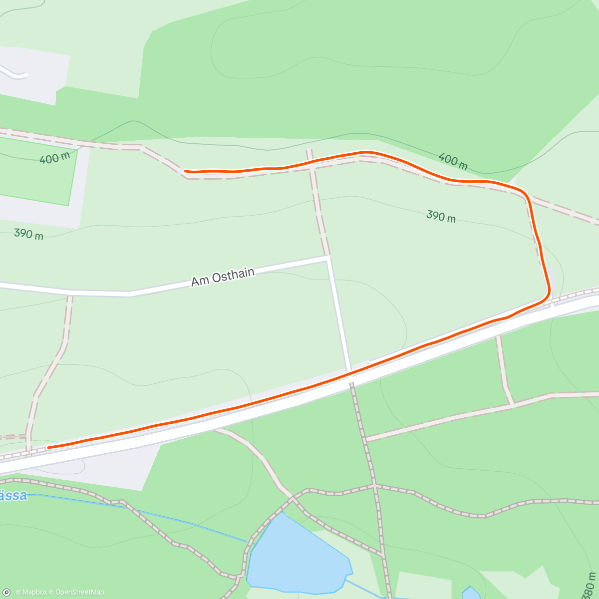 Map of the activity, Mittagspaziergang