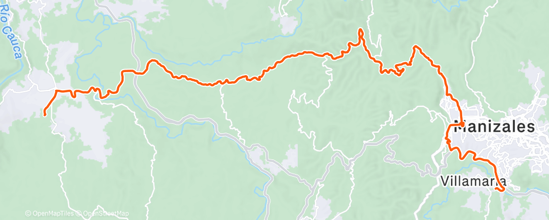 Mappa dell'attività Listos para un nuevo año de pedal 💚💙💚