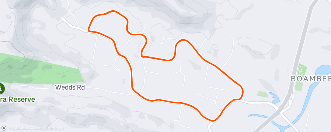 Map of the activity, Afternoon Ride