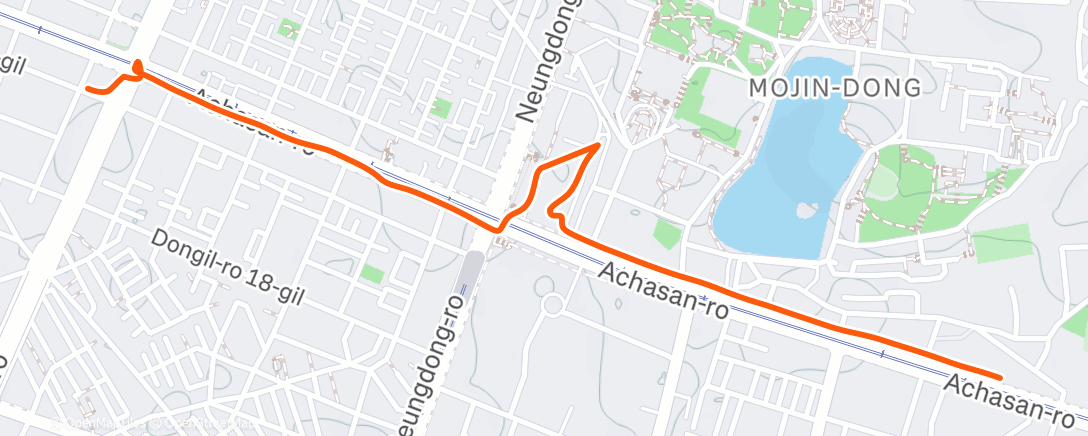 Карта физической активности (Afternoon Walk)