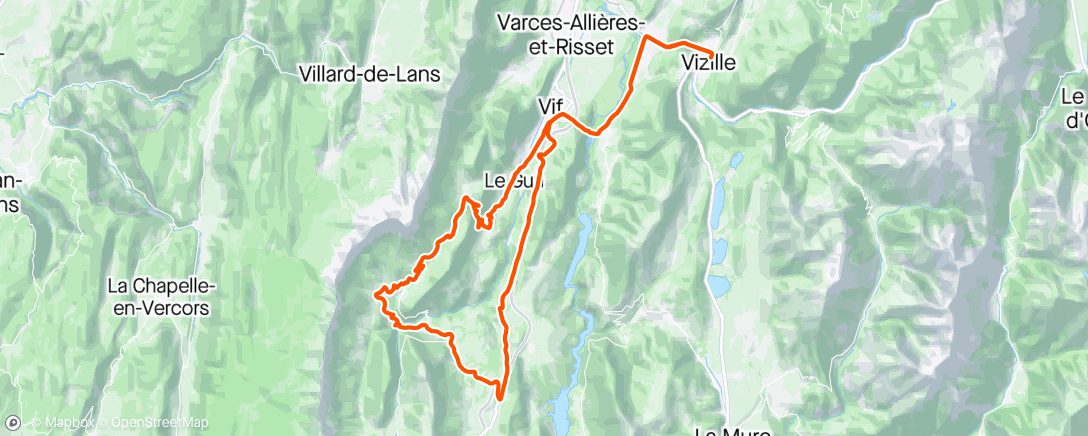 Map of the activity, Col de l’Arzelier