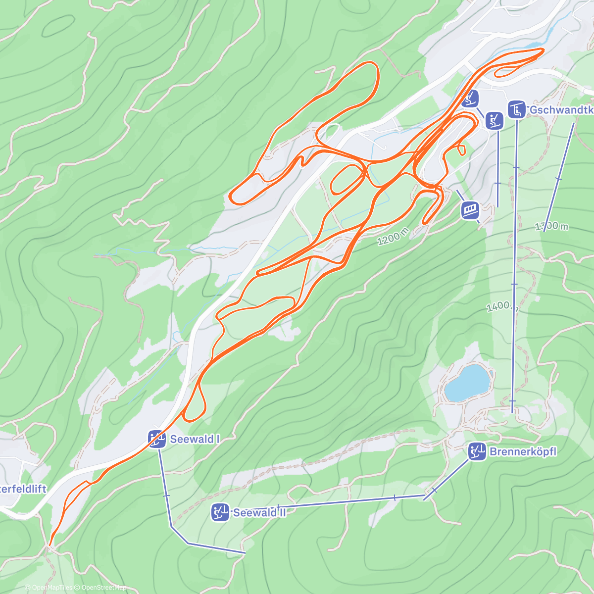 Карта физической активности (Seefeld 🙌)