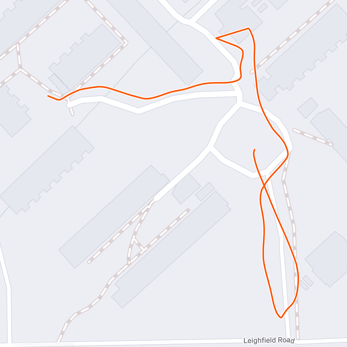 Map of the activity, doing anything to reach that 8km