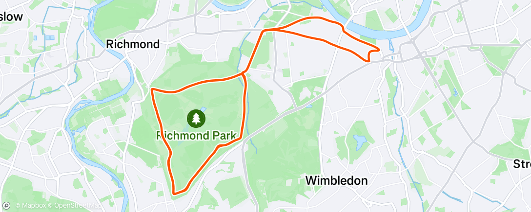 Map of the activity, Richmond double