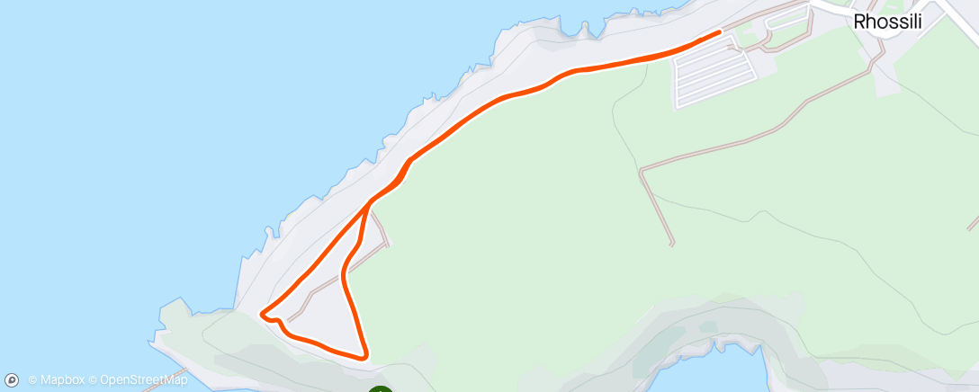 Map of the activity, And a dog walk