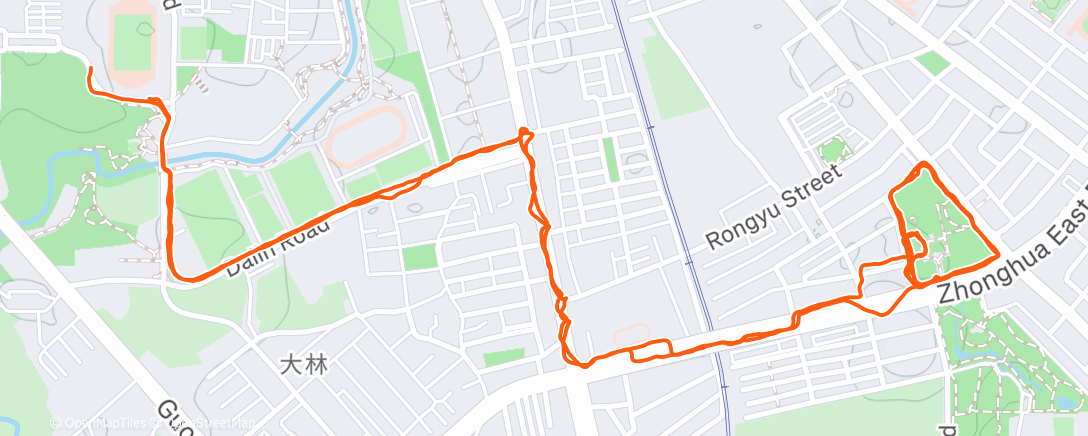 Карта физической активности (午後步行)