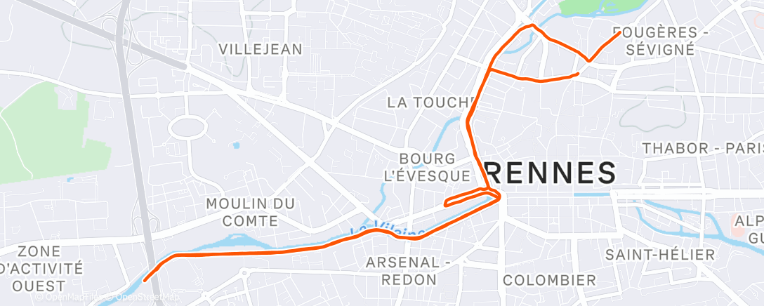 Map of the activity, Retrouvailles avec Maë🥰