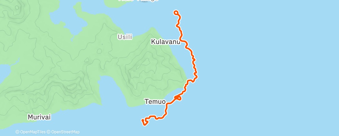Map of the activity, Zwift