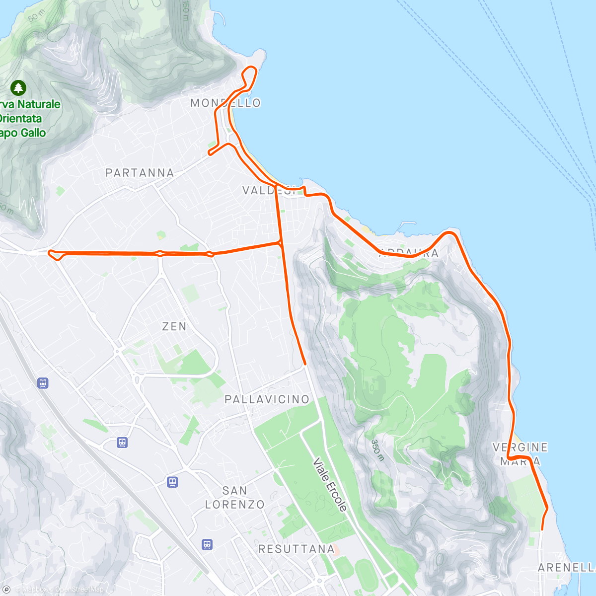Map of the activity, Giro mattutino finalmente 30 km