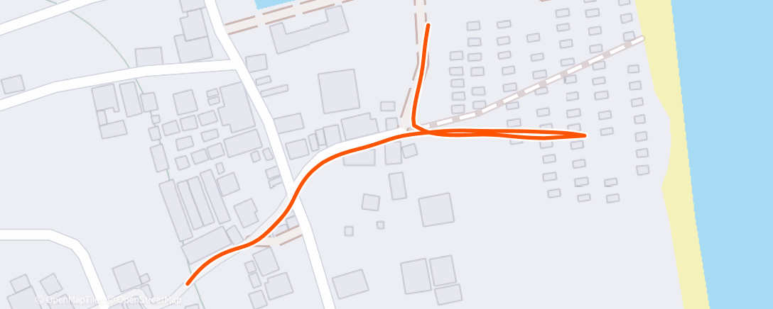 Map of the activity, Morning Run