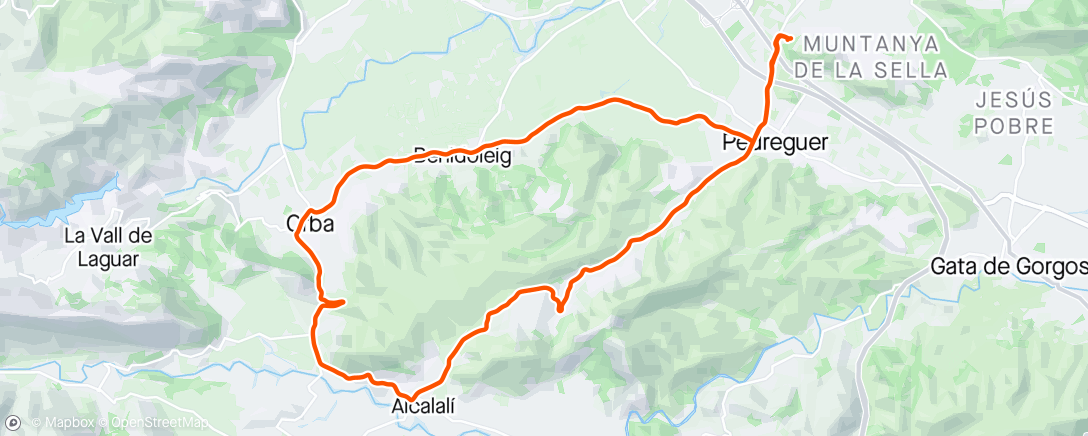Map of the activity, Giro camp D10