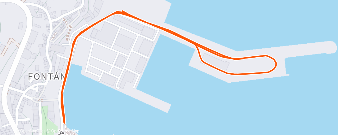 Map of the activity, 2 km 🦖