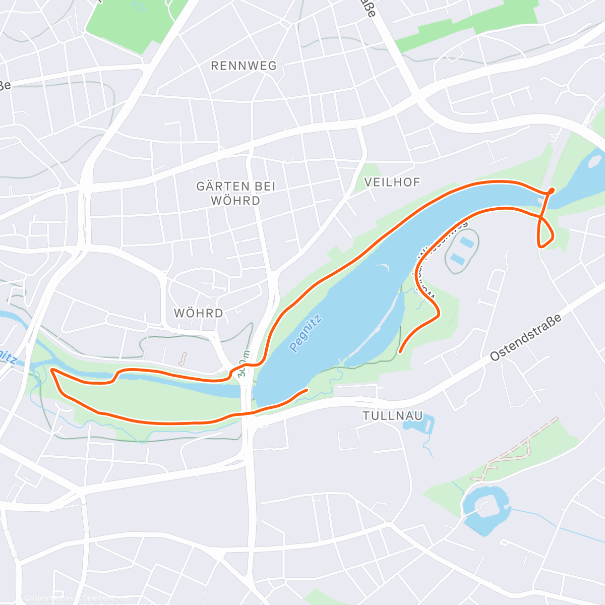 Карта физической активности (Abendlauf)