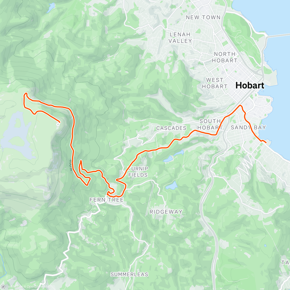 Map of the activity, Point to Pinnacle: 4th