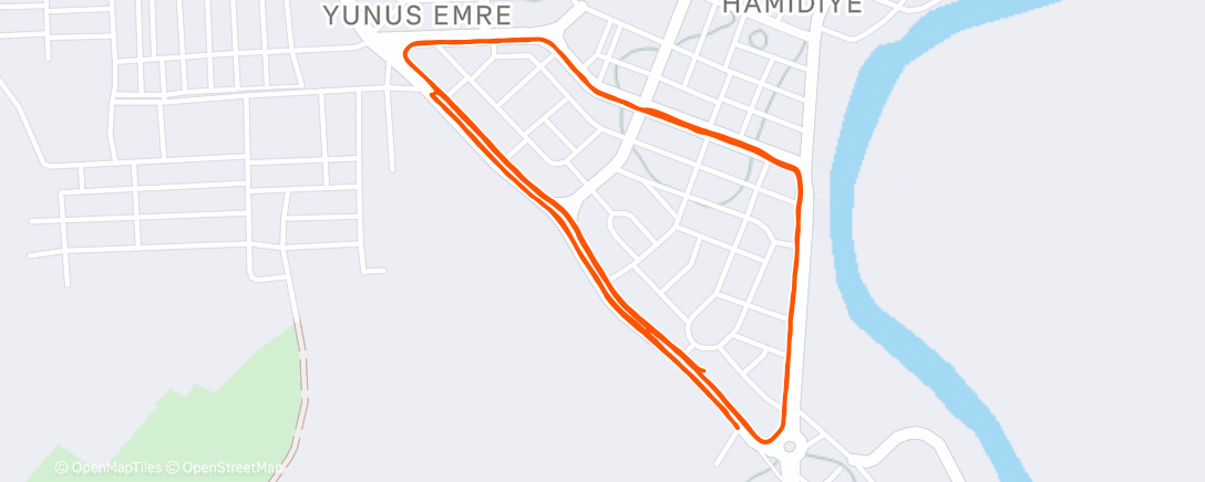 Карта физической активности (Afternoon Run)