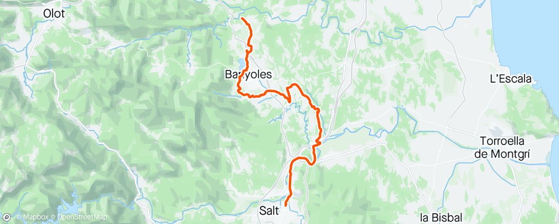 Map of the activity, Ienieminibikepack