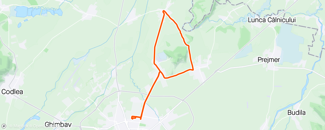 Map of the activity, Scurt rulaj