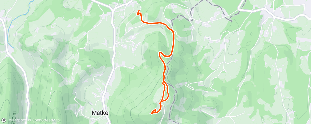 Map of the activity, Morning Hike ⛅