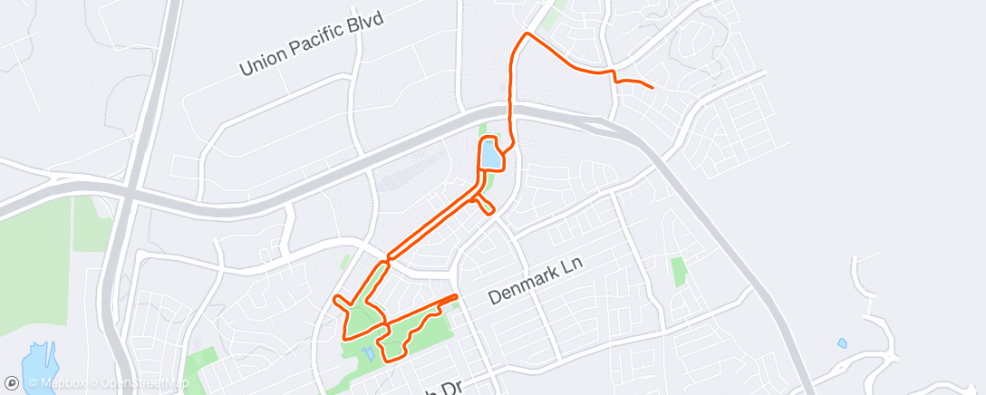 Map of the activity, Fastest 10k