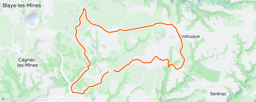 Carte de l'activité